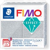 Fimo Effect Polymer Clay 57gm 2oz Glitter Silver