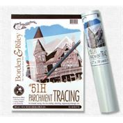 Borden & Rily Tracing Paper #51H Monroe Triple T Parchment Roll 24X20 Yards