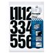 2 Inch Black Vinyl Numbers