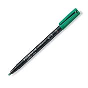 Staedtler Lumocolor 314 Pen Permanent Broad Green, Box of 10