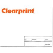 Clearprint Vellum Engineer Title block 18x24 100 Sheets #10221522