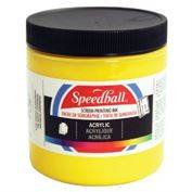 Speedball Acrylic Screen Printing Ink Permanent Yellow 8 oz