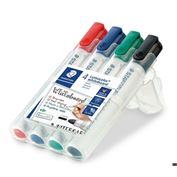 Staedtler Lumocolor Whiteboard Markers Chisel Tip - Set of 4 Colors LIMITED AVAILABILITY