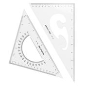 Pacific Arc Triangle Clear 2pc Set 10 "