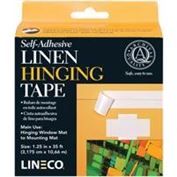 Lineco Self Adhesive Linen Hinging Tape 1 1/4 inch X 35 feet