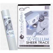 Borden & Rily Trace #90 Vellum Sheer Trace Paper 11 " x 14" Pad of 50 Sheets