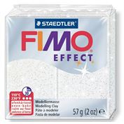 Fimo Effect Polymer Clay 57gm 2oz Glitter White