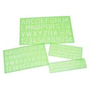 Lettering Stencil Template 4-Piece Set LIMITED STOCK