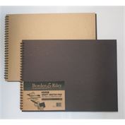 Borden & Rily Kraft Paper #840 Spiral Bound Hardcover Pad of 50 sheets 6X9