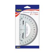 Helix Protractor 6 " 180 Degree Tinted