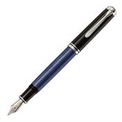 Pelikan Souveran M805 Black/Blue Fountain Pen Broad