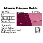 Grumbacher Pre-Tested Oil Paint 37ml Alizarin Crimson Golden