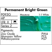 Grumbacher Pre-Tested Oil Paint 37ml Permanent Bright Green