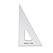 Pacific Arc Inking Edge Triangle 10" 30/60 Acrylic Tinted (Topaz)