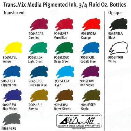Koh-I-Noor Drawing Ink Trans Mix Media Orange 0.75oz – Additional Image #1