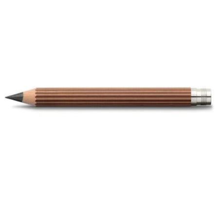 Perfect Pencil: 3 Spare Magnum Pencils, Platinum-plated, Brown – Additional Image #1
