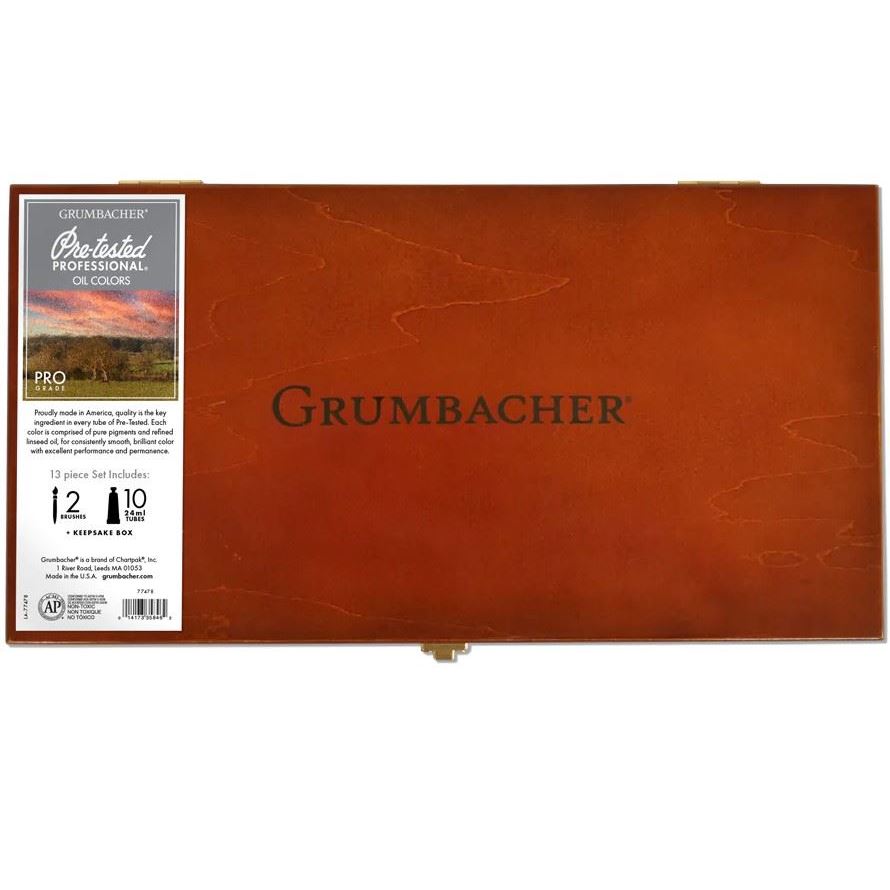 Grumbacher Pre-Tested 12pc Box Set LIMITED EDITION – Additional Image #1