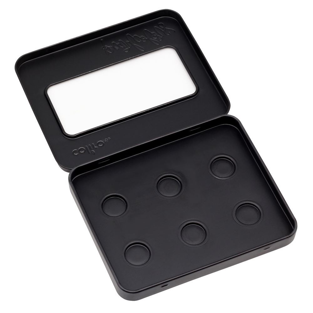 Coliro Pearlcolors Finetec Metal Box for 6 colors, black – Additional Image #1