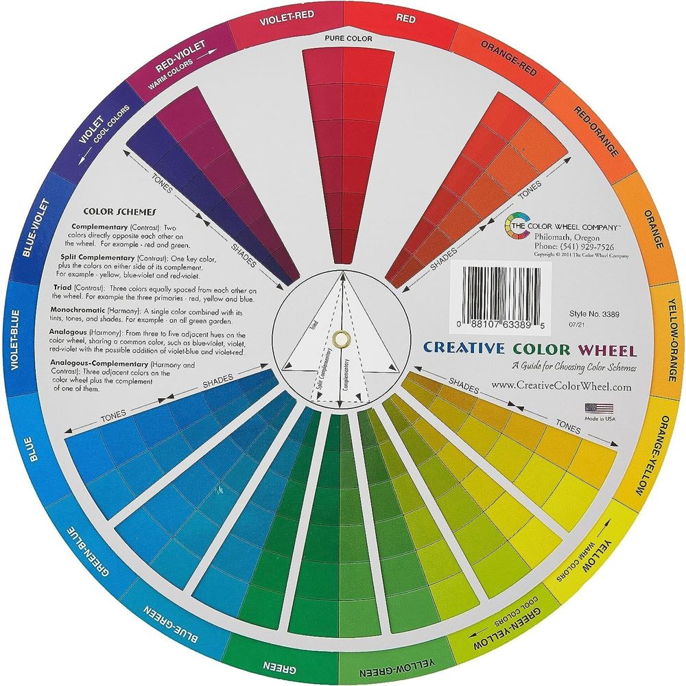 Color Wheel Company Creative Color Wheel 9.25" – Additional Image #1