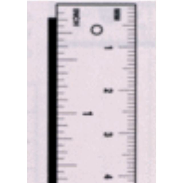 Ruler English/Metric, 100cm 39" x 1 3/8"
