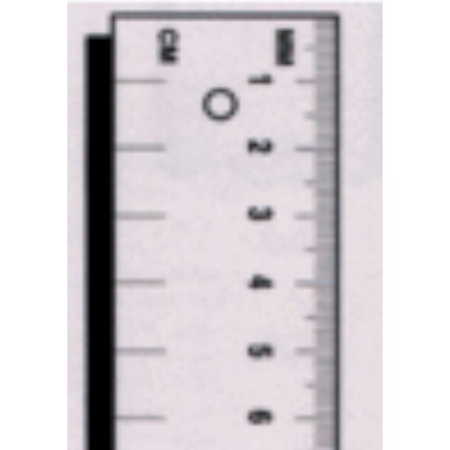 Scale/Ruler Metric Calibrated Two Edges One Side 45cm X 35mm