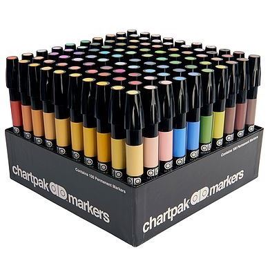 100-Color Marker Set