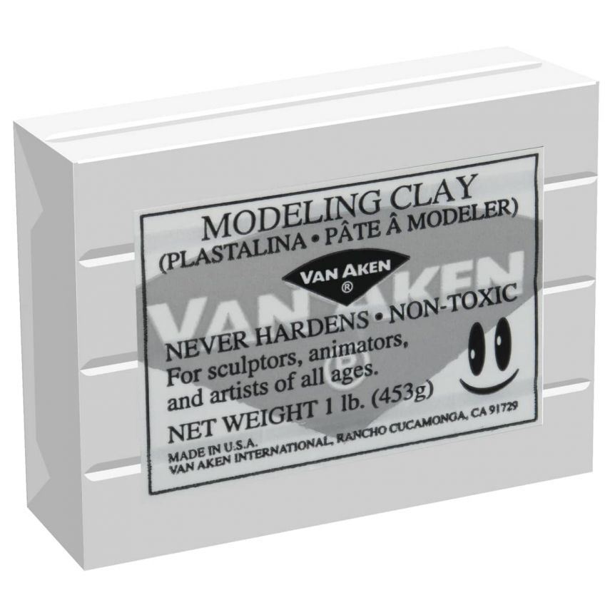 Van Aken Modeling Clay 1lb White