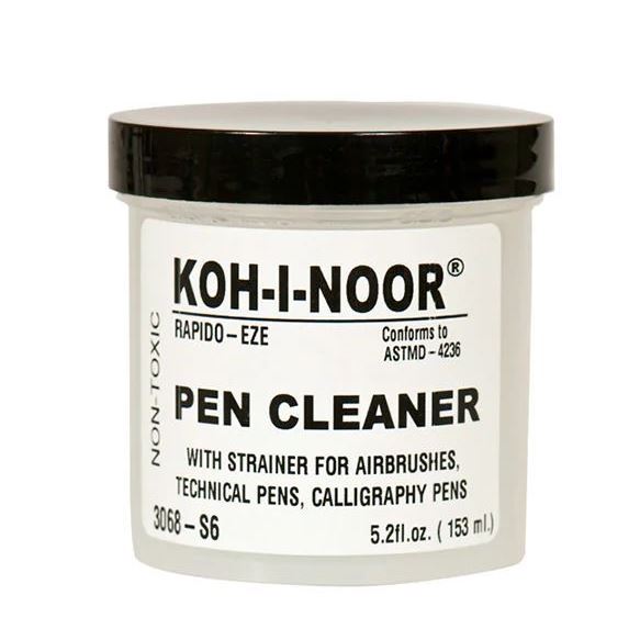 Koh-I-Noor Pen Cleaner RapidoEze 5.2 oz with Strainer