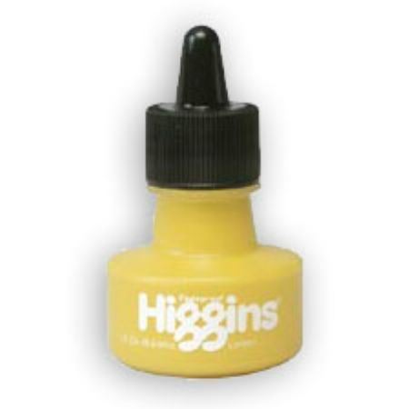 Higgins Ink Non-Waterproof 1oz Yellow