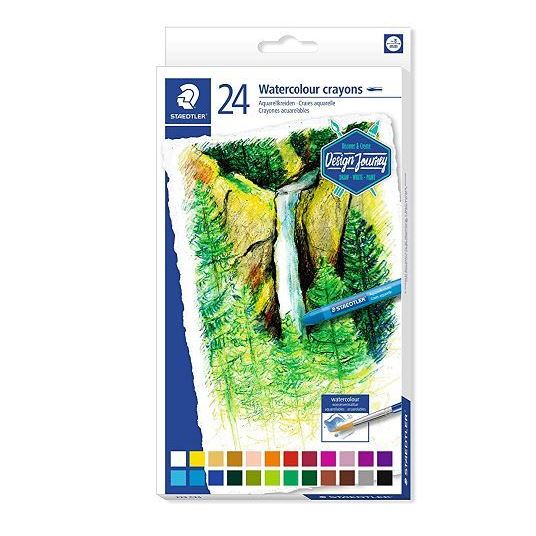 Staedtler Watercolor Crayons Set of 24 LIMITED AVAILABILITY