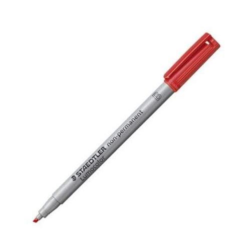 Staedtler Lumocolor 312 Pen Non-Permanent Broad Red Box of 10