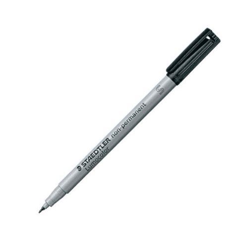 Staedtler Lumocolor 311 Pen Non-Permanent Superfine Black Box of 10