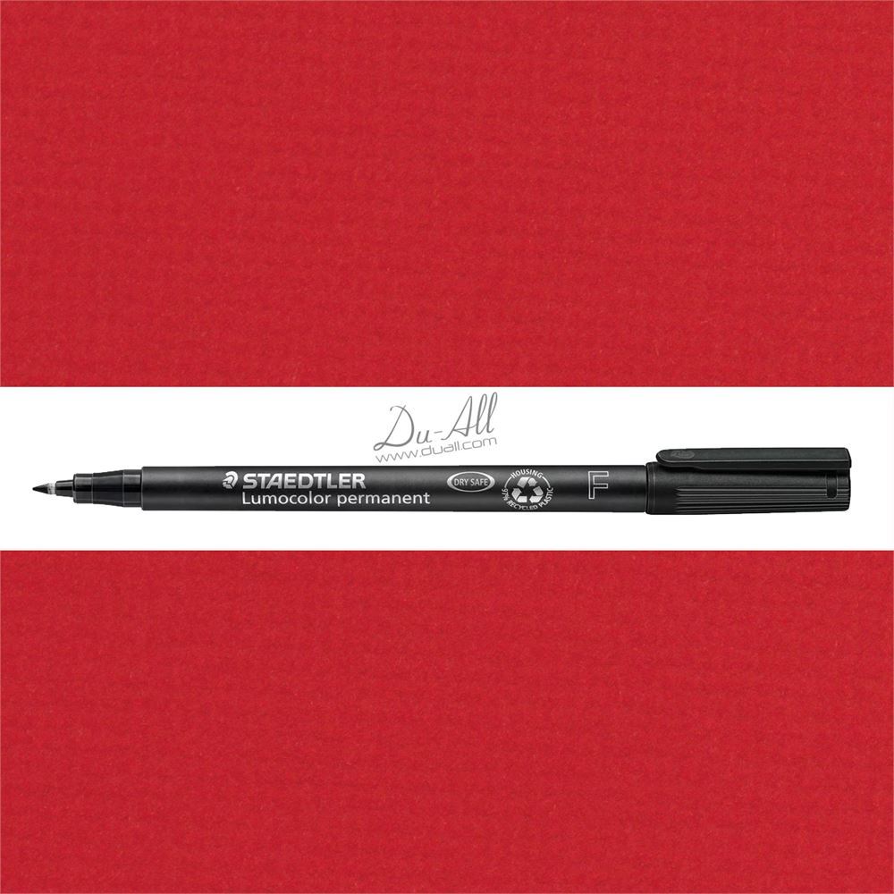 Staedtler Lumocolor 318 Pen Permanent Fine Black, Pack of 10