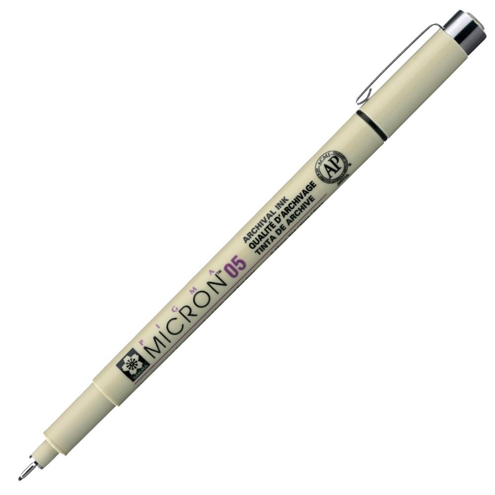 Sakura - Pigma Micron Pen - .45mm - Blue/Black - 05