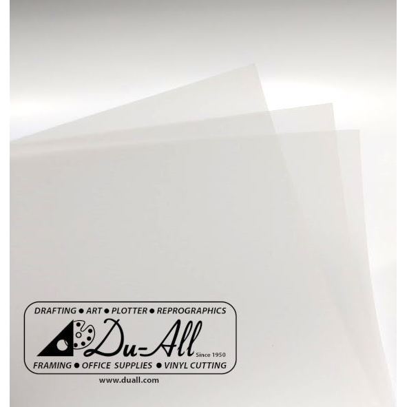 Du-All Mylar 3Mil Double Matte 11 X 17 100sh