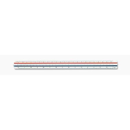 Staedtler Scale Triangular 12" Architect colored grooves