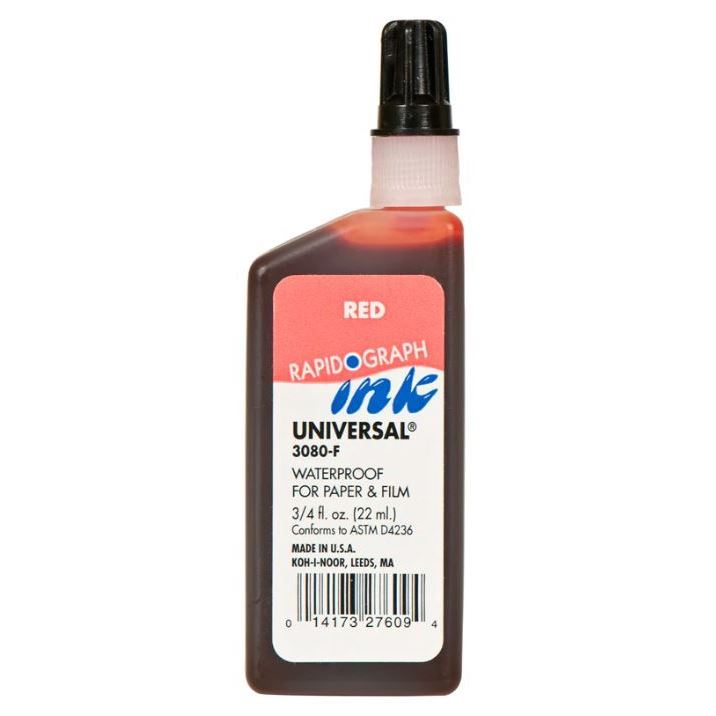Ink Universal Drawing .75oz Red 3080-RED