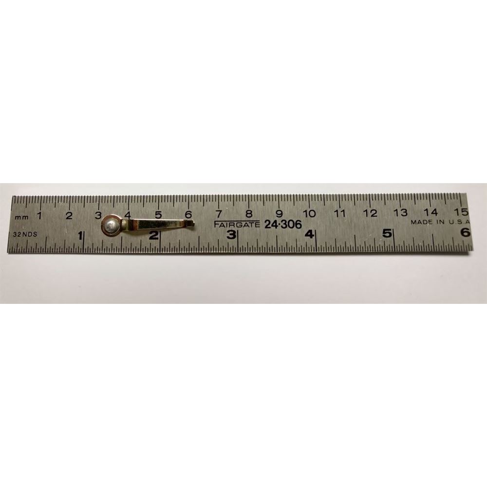 Fairgate Ruler Clip Ruler, Metric/English, 6"/15cm