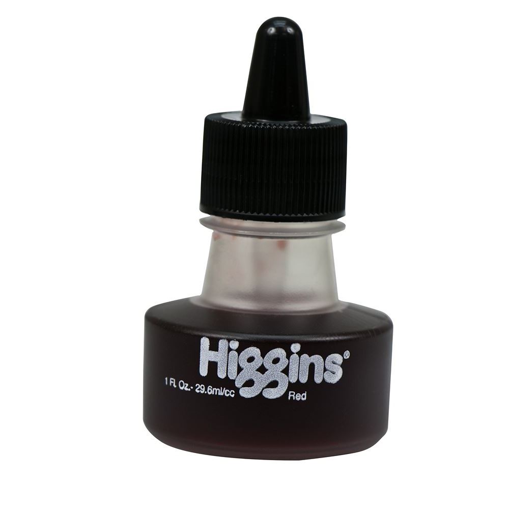 Higgins Ink  Non-Waterproof 1oz Red