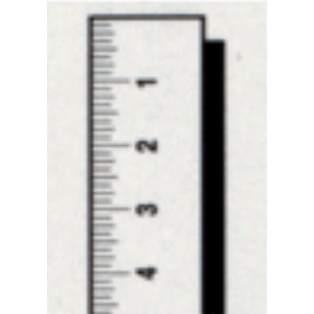 Fairgate Scale Scale Half Scale, 16ths, 3/4" x 18" (.040 thick), R-L