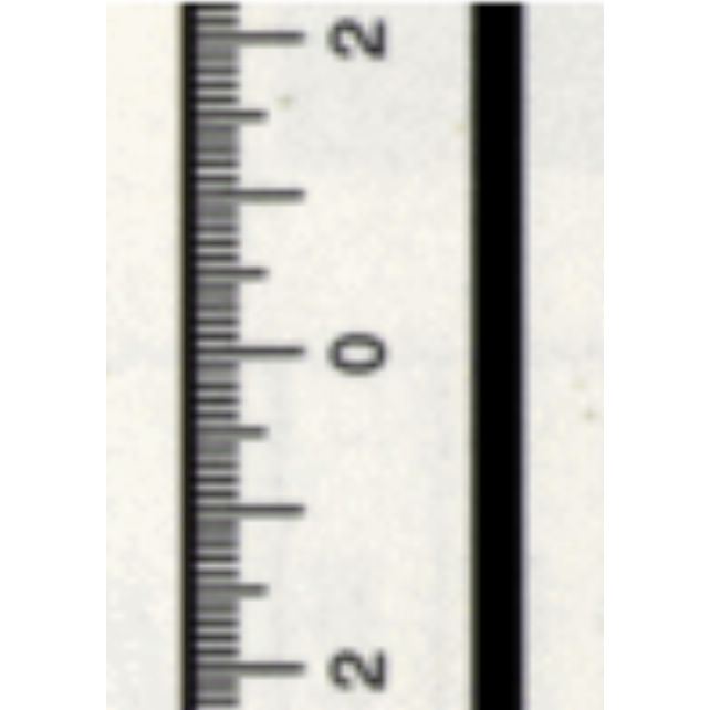 Ruler, Metric Centering, 1" x 39", (.063 thick), 20 cm Markings
