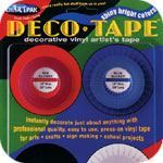 Chartpak Tape Deco 1 Each 1/8 " Blk, Red, Grn, Wht,Yellow, Blue