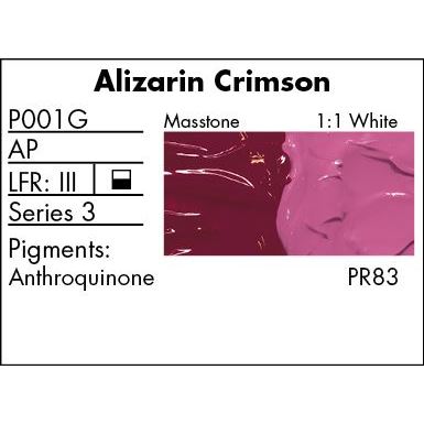Grumbacher Pre-Tested Oil Paint 37ml Alizarin Crimson