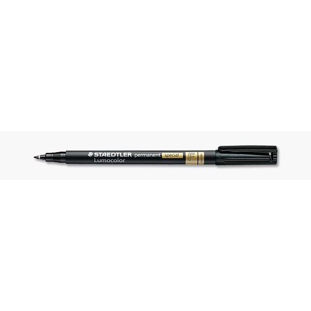 Staedtler Lumocolor 319 Pen Permanent Medium Special Black, Box of 10