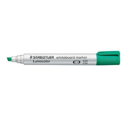 Staedtler Lumocolor Whiteboard Marker Chisel Tip Green - Box of 10 LIMITED AVAILABILITY