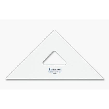 Staedtler Triangle 14 " 45 Degree Clear Acrylic