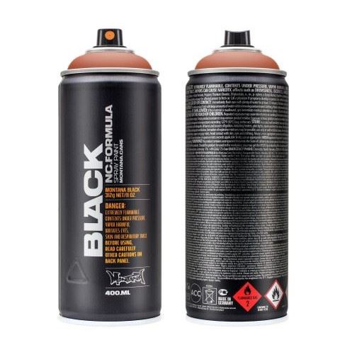 Montana Black 400ml High-Pressure Cans Spray Color Hazle