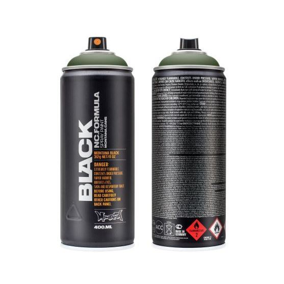 Montana Black 400ml High-Pressure Cans Spray Color Toad
