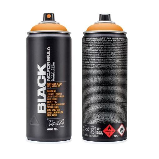 Montana Black 400ml High-Pressure Cans Spray Color Clockwork Orange