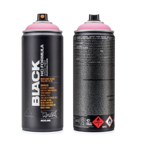 Montana Black 400ml High-Pressure Cans Spray Color Pink Cadillac